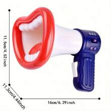 多声道趣味变声器音箱 - 恶作剧玩具，配备升级版手持放大器，创意音乐音效，是万圣节、圣诞节和生日的理想礼物