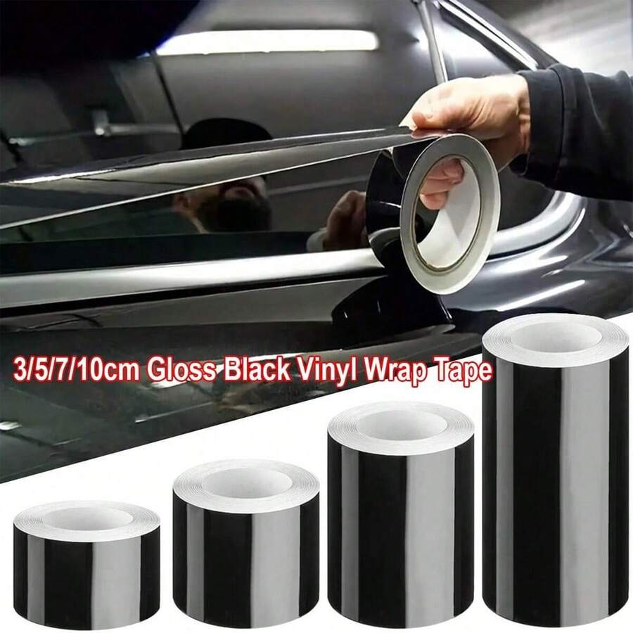 HpLive Auto Aufkleber Set - 104 Stück Wabenmuster Vinyl Streifen Schwarz