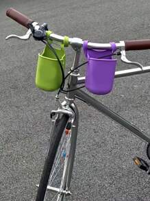 1 funda para vaso de bicicleta de carretera, accesorio soporte para vaso, bolsa colgante para carrito de bicicleta eléctrica, soporte para vaso de silicona, soporte para vaso de bicicleta, barandilla de piscina, bolsa colgante para té con leche, bolsa para vaso de silicona multifuncional