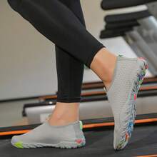 Unisex Swimming Shoes, Women Men Aqua Shoes For Indoor Fitness Running Yoga Beach Trekking - Grey - View 4