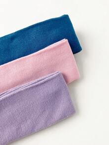 3 PCS Simple Plain Mid-Weight Baby Toddler Leggings Socks – Children Girl Kid Tights For Year-Round Casual & Dressy Outfits - Multicolor - View 3