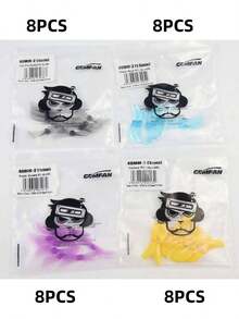 4Parirs Gemfan 40MM 1610 2-Blade PC Propeller 1mm 1.5mm Hole For RC FPV Racing Freestyle Tinywhoop Drones Replacement DIY Spare