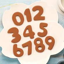 9pcs Numeric Cookie Cutter Set. 0-8 Number Shaped (Reversed 6 To 9) Stainless Steel Baking Cookie Cutters, Numeric Baking Tools - Silver - View 7