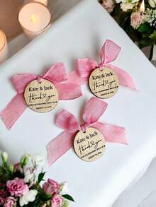 Boheme Baby Shower Party Tag, Thank You For Showering Tag, 2inch 5cm, Oh Baby Label, Wooden Tag, Welcome Baby Tag, Baby Tag, Celebrating Tag Back To School - Multicolor - View 6