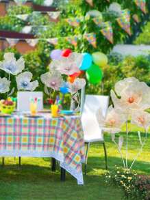 1PC 27.55 Inch Artificial Poppy Flowers, Artificial Flowers, High Quality Mesh Material, DIY Wedding Scene Decoration, Birthday Party Bedroom Living Room Flower Art, Outdoor Garden Balcony Decoration, Shopping Mall Window Decoration, Mother's Day, Birthday Graduation Gift Decoration