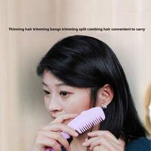 3pcs/2pcs/1pc Hair Trim Comb In PP, 2-In-1 Multifunction,Dopamine Color For Hair Trim,Female Fringe Trimming - Multicolor - View 1