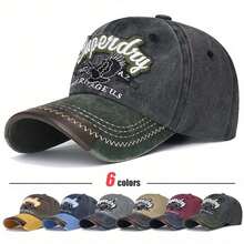 1PC Unisex Sporty Washed Baseball Cap - Stylish ORIGINAL THE BLACK Letter Embroidery, Casual Sunshade For Outdoor Sports - Multicolour - View 1