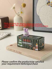 1pc Mini Metal Container Storage Box, Vintage Industrial Style Iron Tin Model Desktop Decor, Prop For Photoshoot, Desktop Office Supply Storage, Small Item Organizer, Great For Mother's Day, Father's Day, Thanksgiving, Christmas, New Year Gift - Multicolor - View 19