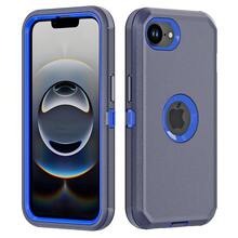 Designed For IPhone 16E Case,Shockproof,DustProof,Heavy Duty 3 In 1 Phone Case,360°Rotating Stand,Compatible Detachable Back Clip,Double Protection,Tough Durable,2025 Durable Drop Protection Cell Phone Cove - Màu xanh lam - Xem 3