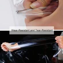 1pc Transparent Cold-Proof Sun Shield Canopy, Outdoor Four-Leg Umbrella Fence Tent Product Only Contains Tent Surrounding Fabric