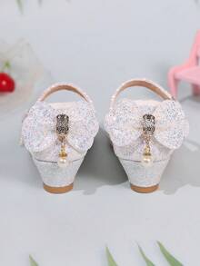 1 Pair Cute 2025 New Style Children's High Heel Princess Dance Shoes For Recitals