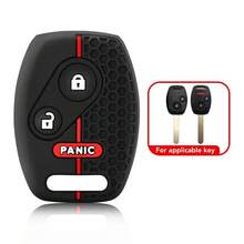 Silicone Remote Key Case Cover Holder For Fit CRV Ridgeline Civic Accord Pilot Jazz FRV Insight HRV Odyssey