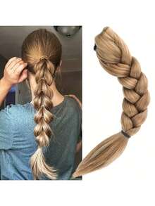 Synthetic 14Inch Grap Claw Clip On Braided Ponytail Hair Extensions Braids Pony Fake Hairpiece For Women All Hairstyles For Daily Use - Nhiều màu - Xem 8