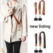 2pcs New Oblique Shoulder And Wrist Phone Bag Strap, Suitable For Daily, Outdoor, Travel Use To Carry Phone