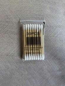 100pcs Cute Pink High Quality Double-Headed Cleaning Swabs, Suitable For Effectively Cleaning Ears And Nose, As Well As Makeup - Multicolor - View 6