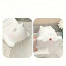 1 件装猫形塑料皂盒，带排水孔 - 可爱卡通猫咪浴室装饰，适用于水槽/浴缸的防滑皂盒，猫咪爱好者的理想礼物，适用于浴室水槽、厨房/浴室配件，是送礼佳品。返校季 - 彩色 - 查看 6