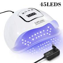 SUN X5 LED MAX Nail Lamp, 45 LED Beads UV LED Nail Lamp, Nail Curing Lamp, Gel Dryer Lamp, Nail Art Tool