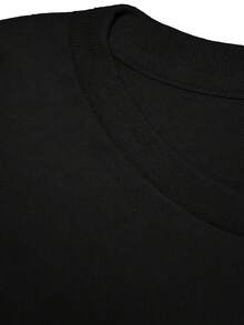 Men's "We Are Glowing" Neon Graphic T-Shirt - Black Cotton Casual Summer Tee With Fashion Glasses Design, Perfect Birthday Gift For Friends, Team Spirit, Or Daily Wear - 黑色 - 查看 4