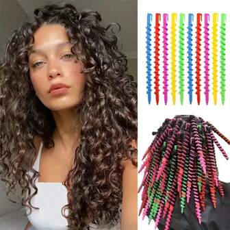 20pcs/Set Plastic Spiral Curlers, Curling Iron Clamp, Spiral Wave Curlers DIY Hairstyling Tools, Random Colors, Hair Curler, No-Heat Curling, Curling Tongs, Salon Hairstyling Products And Accessories, Beauty Travel Essentials,Back To School,Travel Holiday Essentials,Hair Accessories For Women,Hair Curlers,Curly Hair Brush,Rollers,Curly Hair Products,Curler,Rollers For Hair,Hair Curl,Curly Hair Tools,Hair Roller,Hair,Hair Rollers,Curly Hair,Heatless Curl,Heatless Curls,Hair Curler,Barber,Hair Tools,Hair Products,Hair Accessories,Hair Curlers,Barber Accessories,Travel,Rollers,Hair Stuff,Hair Accessories,Curly Hair Products,Curler,Rollers For Hair,Hairdressing Equipment,Accessories,Hair Curl,Curly Hair Tools,Hair Roller,Christmas,Barbershop,Hair Curling Iron, Barber Accessories, Hair Accessories, Curling Iron, Hairdressing,Heatless Waves,Travel Essentials,Travel Essential,Hairstyle,Hairdressing