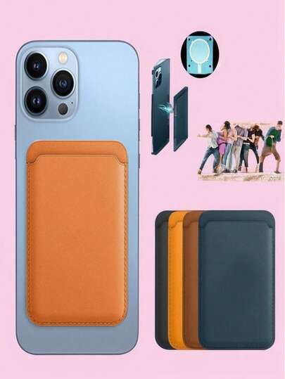 2/1pc Magnetic Wallet Phone With Mag Wallet Accessories, Magnetic Card Wallet, Ultrathin Black Magnetic Card Case Compatible With Iphone 16 15 14 13 12 Pro/Pro Max/Plus/Mini, Fit For Magnetic Card Phone Case, Can Hold 1-2 Cards, For Card Holder Card Holder Wallet Business Card Holder Credit Card Holder Card Holder Women For Women For Men Card Wallet MagWallet.