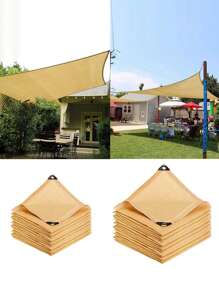 Beżowa siatka przeciwsłoneczna, ochrona przed promieniowaniem UV, szopa na rośliny, osłona przeciwsłoneczna na zewnątrz, siatka, tkanina HDPE, osłona przeciwsłoneczna ze współczynnikiem ochrony przeciwsłonecznej 75-80%