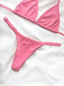 Women's Athens Suplex Curtain Bikini With Regulator - Bubblegum Pink - View 3