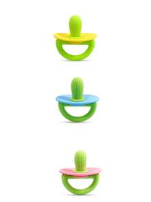 1pc/2pcs Pet Dog Pacifier, Cat Paw Pacifier Box, Cactus Teether, Pacifier, Boilable, Super Soft 3D, Pet Chew Toy, Cat Pacifier, Pet Toy Chew, Weaning Small Puppy Bite, Random Color - Multicolor - View 7