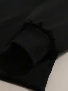 Men Hoodie Co-Ords - Black - View 6