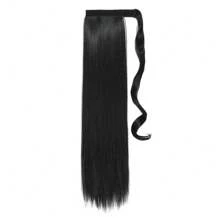 Straight Ponytail Extensions Synthetic Hair Wrap Around Ponytail Extension Heat-Resistant Wig For Women Synthetic Pony Tails Hairpieces Daily