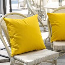 6pcs Six-Color Set Pillows, Bright Dopamine Color Oxford Cloth Waterproof Pillows, PU Waterproof Treatment, Outdoor Pillow Covers, Rattan Chair Pillow Covers, Garden Pillow Covers, Pool Pillows, Summer Living Room Bedroom Garden Outdoor Decoration, Family Pool Party Decoration