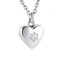 Small Heart Cremation Jewelry For Ashes Stainless Steel Memorial Urn Pendant Four-Color Heart Keepsake Jewelry For Women