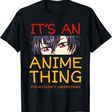 Its An Anime Thing You Wouldn't Understand Manga Series T-Shirt - Black - View 1
