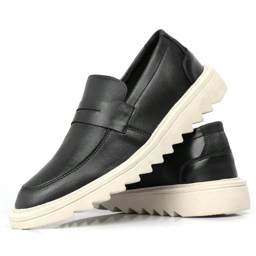 Kit 2 Pairs Of Men's Loafer Moccasins New Release - 黑色 - 查看 1