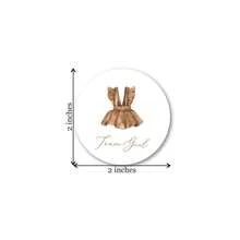 Boho Ba By Clothes 性别揭秘贴纸 性别揭秘派对 - Team B Oy 或 Team G Irl 贴纸 - 彩色 - 查看 8