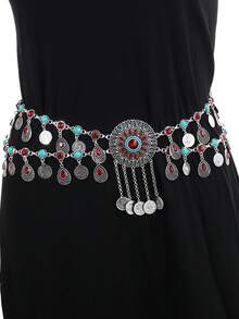 新款流苏腰链，舞蹈表演、日常穿着、肚皮舞等多种款式可选 - 彩色 - 查看 19