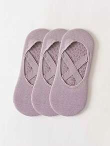 1/3/4 Pairs Of Women'S Pilates Non-Slip Yoga Socks, Grip Socks With Grip, Neutral Hospital Socks, Ankle Support, Shock-Absorbing Sports Socks - Multicolor - View 13