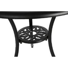 3 Piece Patio Bistro Set Cast Aluminum Bistro Table And Chairs Set Of 2 With Umbrella Hole,All Weather Metal Bistro Table Set,Outdoor Patio Furniture Set For Garden Black - default - View 5