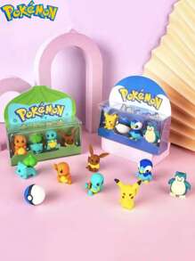 pokemon 4pcs Pokemon, Eraser Ornaments Set, Birthday Gift Toys, Handmade Set, Is An Ideal Gift For Enjoyment, Parties And Collectors, Suitable For Birthday Party Decoration. Features: Can Be Used As An Ideal Gift Cartoon, A Must-Have In Summer, Suitable For Summer Parties, Birthday Parties, Christmas, Halloween, Thanksgiving Parties To Give Or Use