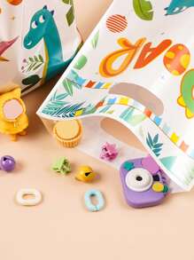 50pcs Dinosaur Theme Gift Bags Favors Packaging Tote Bags For Party, Gift Wrapping