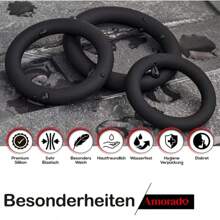 Penis Ring 3 Piecescircular Cock Ring Set With Multi-Color Options And Elastic 3-Size Design, Perfect For Couple's Passionate Date Nights To Enhance Intimate Experiences.