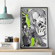 1 peça/3 peças pôsteres de arte de parede moldura opcional anime moderno pôster de anime hd pôster para sala de estar bar café arte decorativa mural, arte em tela, alta qualidade, sem moldura