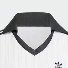 Adidas Originals Camiseta Polo de Malha Curta com Decote em V para Mulheres TJD2606 - Branco - Visão 2