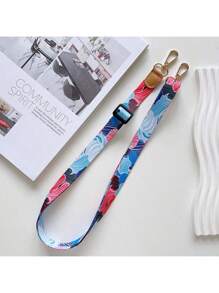 Cordão diagonal para celular, porta-crachá de identificação em tecido, suporte para câmera, porta-cartões, adequado para homens e mulheres