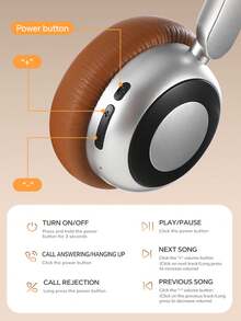 Type-C 迷你无线耳塞，可调节，高清通话，低失真，便携式无线耳机 - 銀黑 - 查看 9