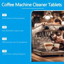 Entkalkungstabletten für Kaffeemaschinen, entfernen Schmutz und Öl um Küchengeräte hygienisch zu halten, sprudelnde Tabletten (2 verschiedene Stile)