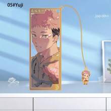 Jujutsu Kaisen 1pc Bookmark, Gojo Bookmark, Hollow Out Design Bookmark, Student Supply,School Supplies,Back To School