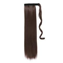 Straight Ponytail Extensions Synthetic Hair Wrap Around Ponytail Extension Heat-Resistant Wig For Women Synthetic Pony Tails Hairpieces Daily