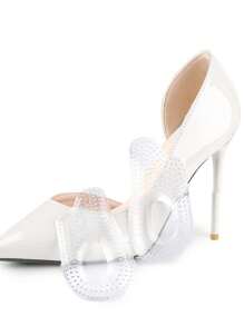 1 paio di cuscinetti per tacco con grana concava, inserti antiscivolo per scarpe da donna e uomo con tacco basso/alto, massaggio e assorbimento degli urti, adatti a diversi tipi di scarpe