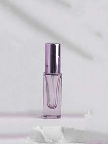 1/4 件 3/5/10ml 玻璃香水喷雾瓶，带铝制喷雾器，可再填充旅行雾化器