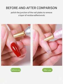 SHANGFEIYA 5-In-1 Gold Plated Nail Drill Bits, Multi-Functional Nail Care Tools, Non-Heating Russian Style Nail Grinder